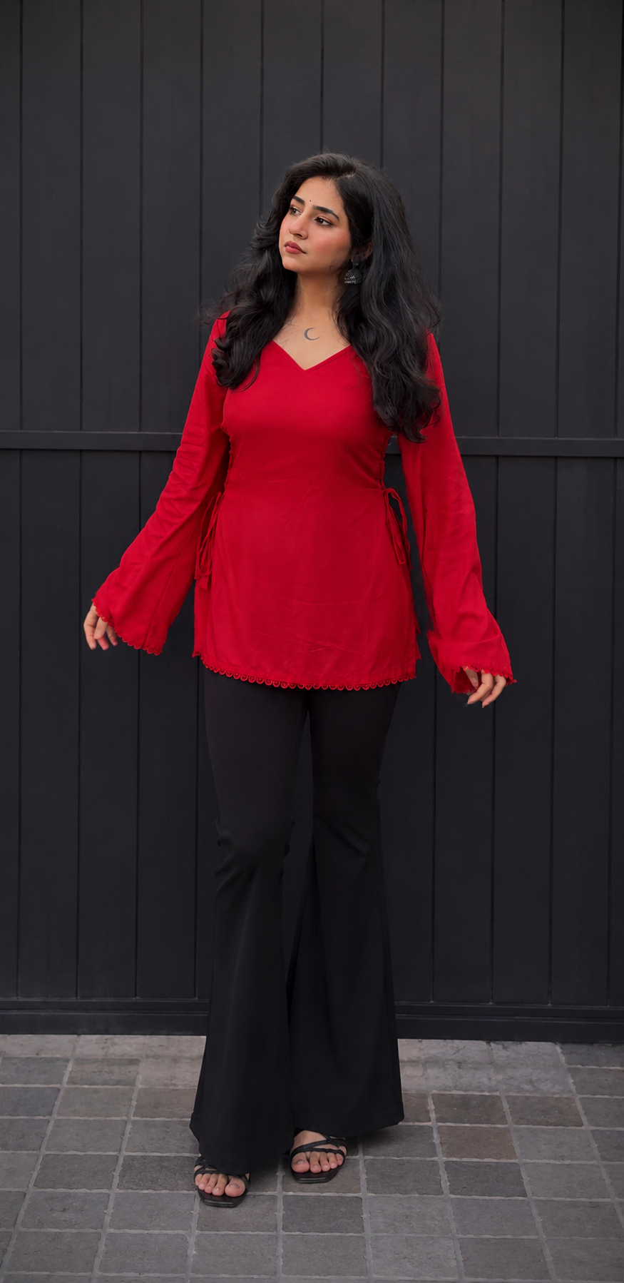 Inayat Kurti- Red