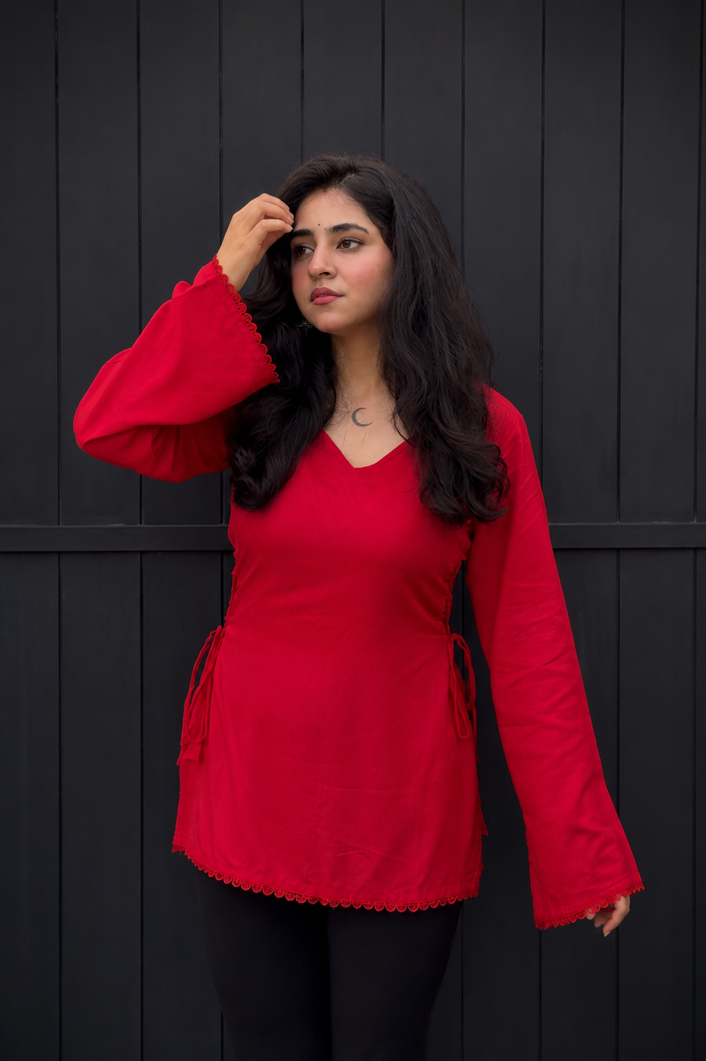 Inayat Kurti- Red