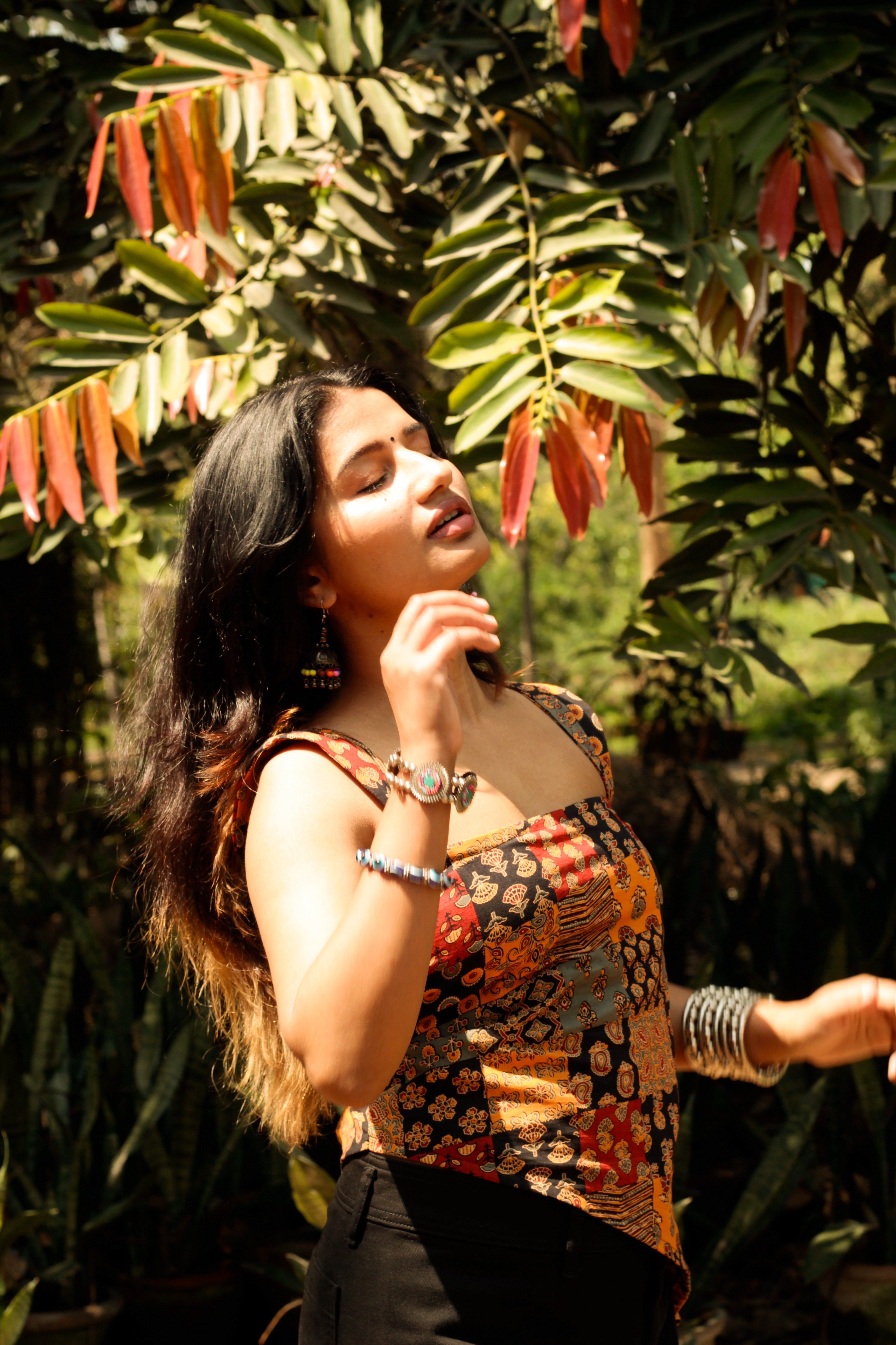 Rangrez Top- Patchwork Top