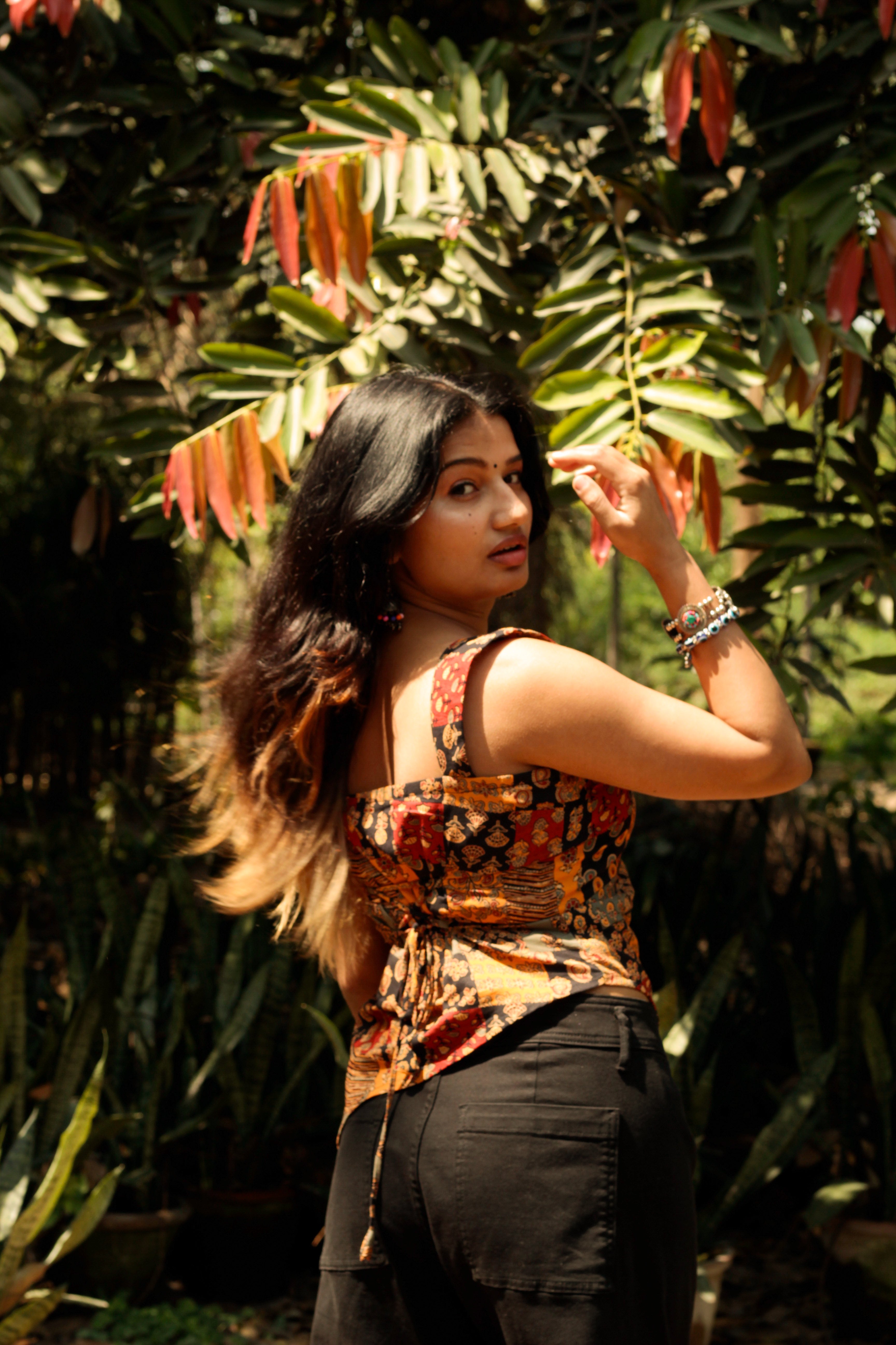 Rangrez Top- Patchwork Top