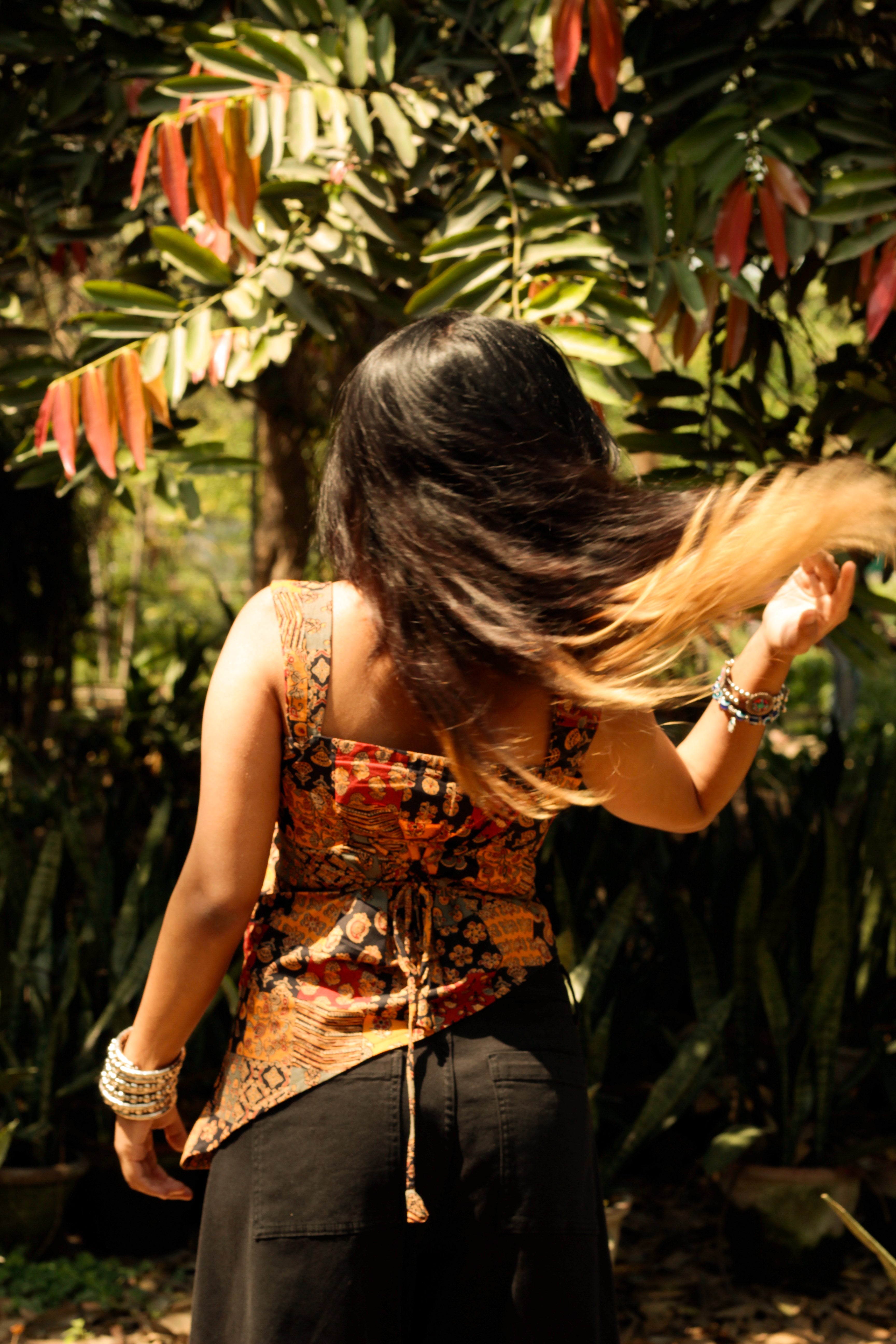 Rangrez Top- Patchwork Top