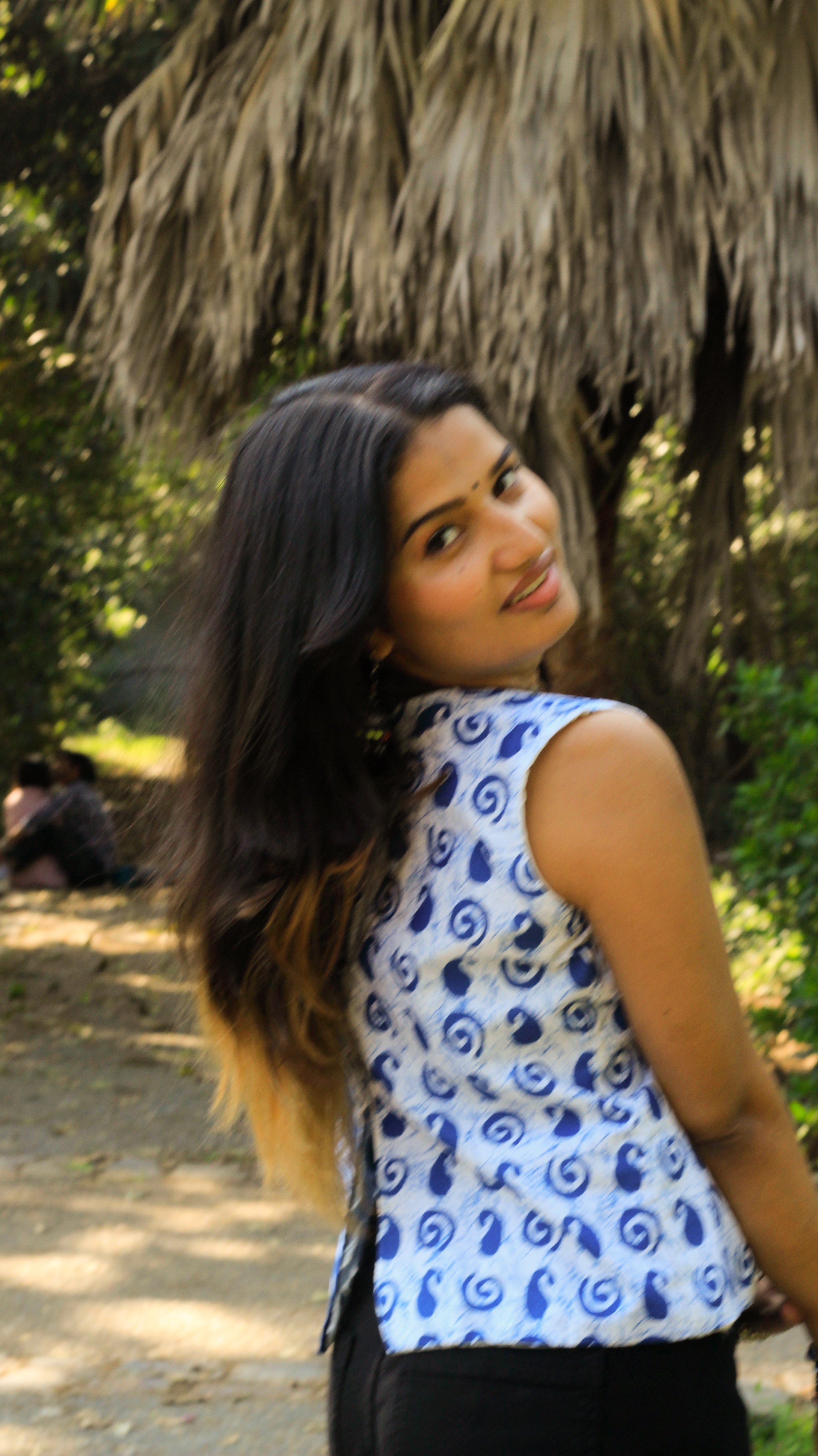 Nyla Top- Dual Print Top