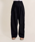 Pure Cotton Solid Farshi Black Salwar