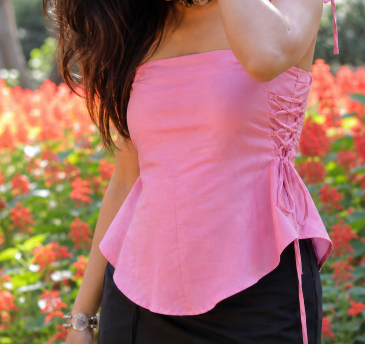 Keyuri Top- Pink