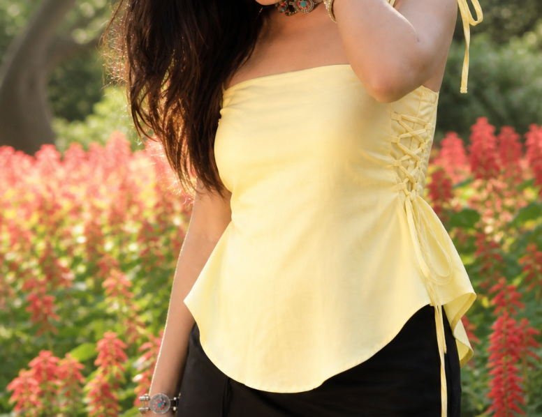 Keyuri Top- Butter Yellow