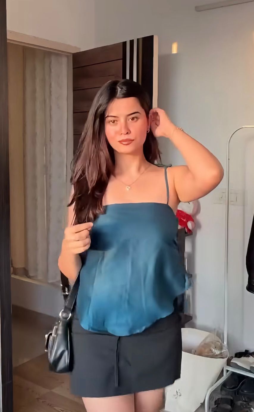Keyuri Top- Teal Blue