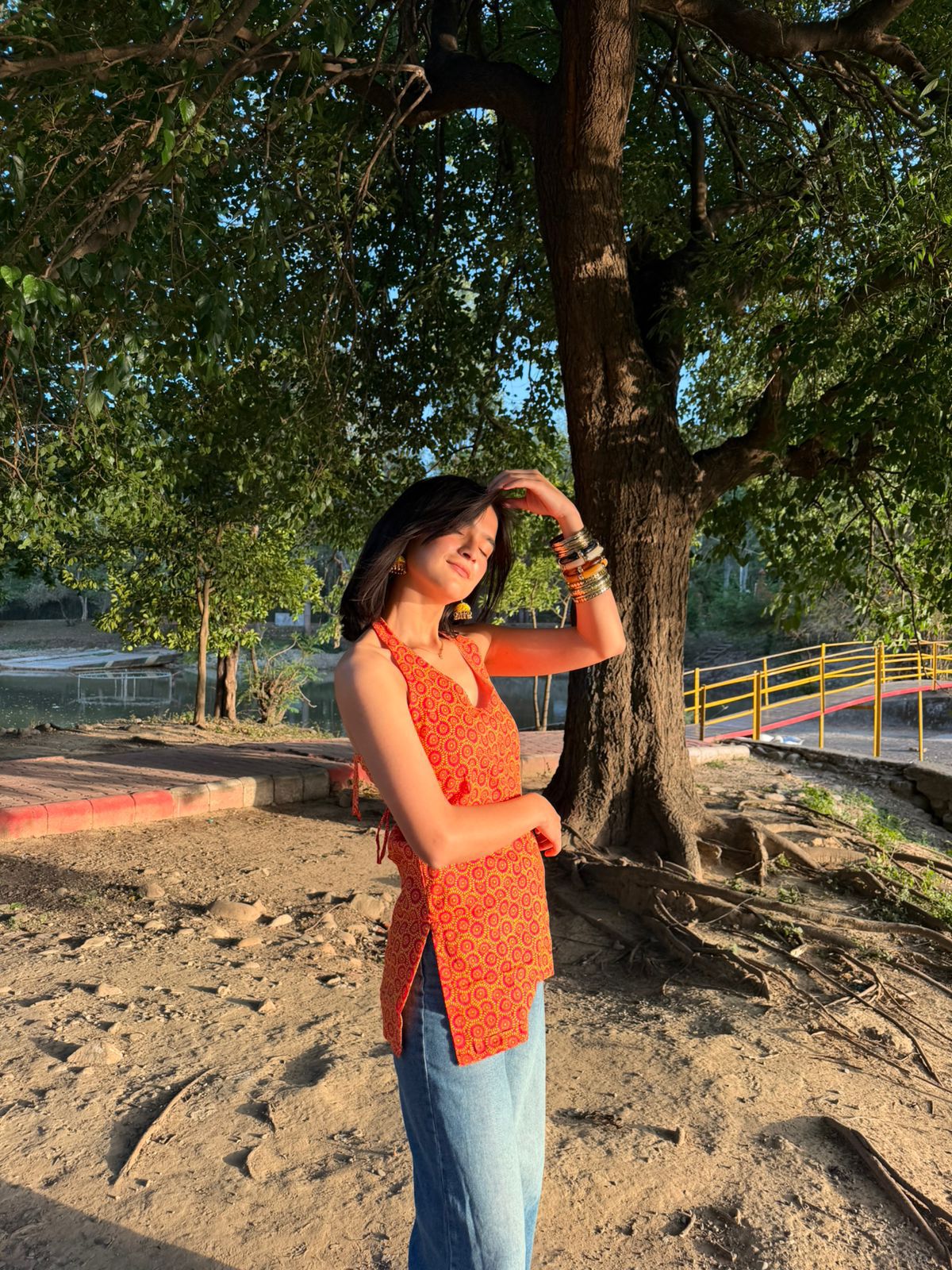 Sunset Kurti