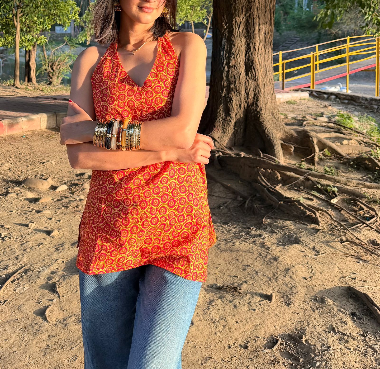 Sunset Kurti